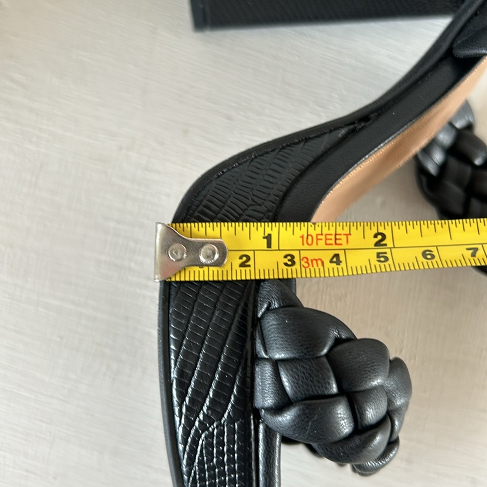 DV by Dolce Vita Black Braided Heels - Picture 5 of 6